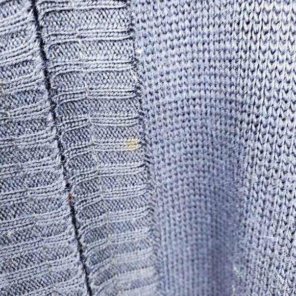 Vintage Hysport Australia International Pure New Wool Blue Zip Up Sweater 20 - Picture 6 of 16